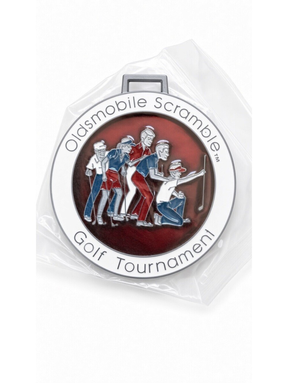 Oldsmobile Scramble Golf Tournament Medal Medallion Vintage Golfing Collectible
